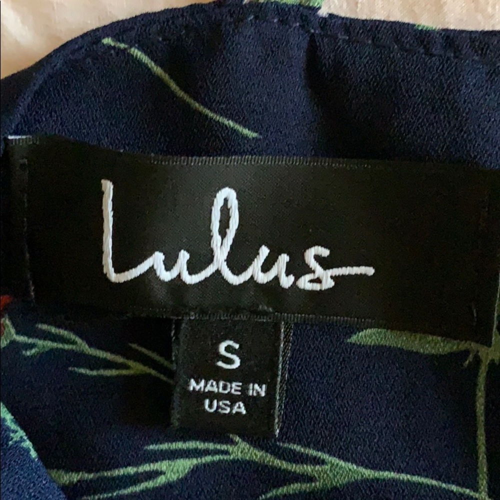 Lulu’s Floral Summer Dress - Size S - Picture 3 of 3